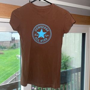 Brown Converse tee shirt!